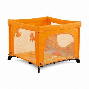 Кровать-манеж Open Sea Square Playpen, цвет – friends (Chicco, 04 061689 170 000)
